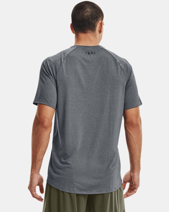Men's UA Tech™ 2.0 Textured Short Sleeve T-Shirt, Gray, pdpMainDesktop image number 1